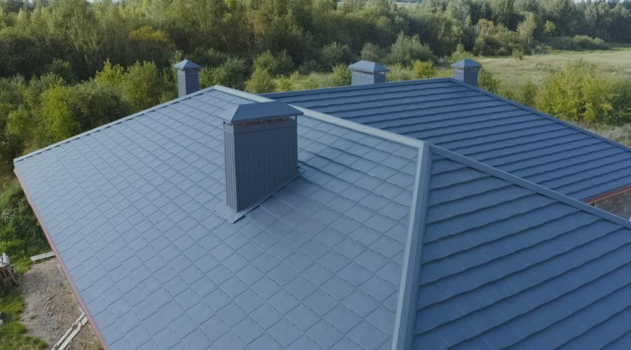 Residential Roof Installation in House, NM